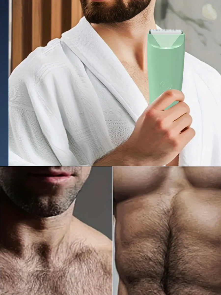 Body Hair Trimmer Razors For Man, Women Man Abdominal Groin and Body Mane Suds Trimmer, Electric Ball Shaver,Barber,Grooming Kit